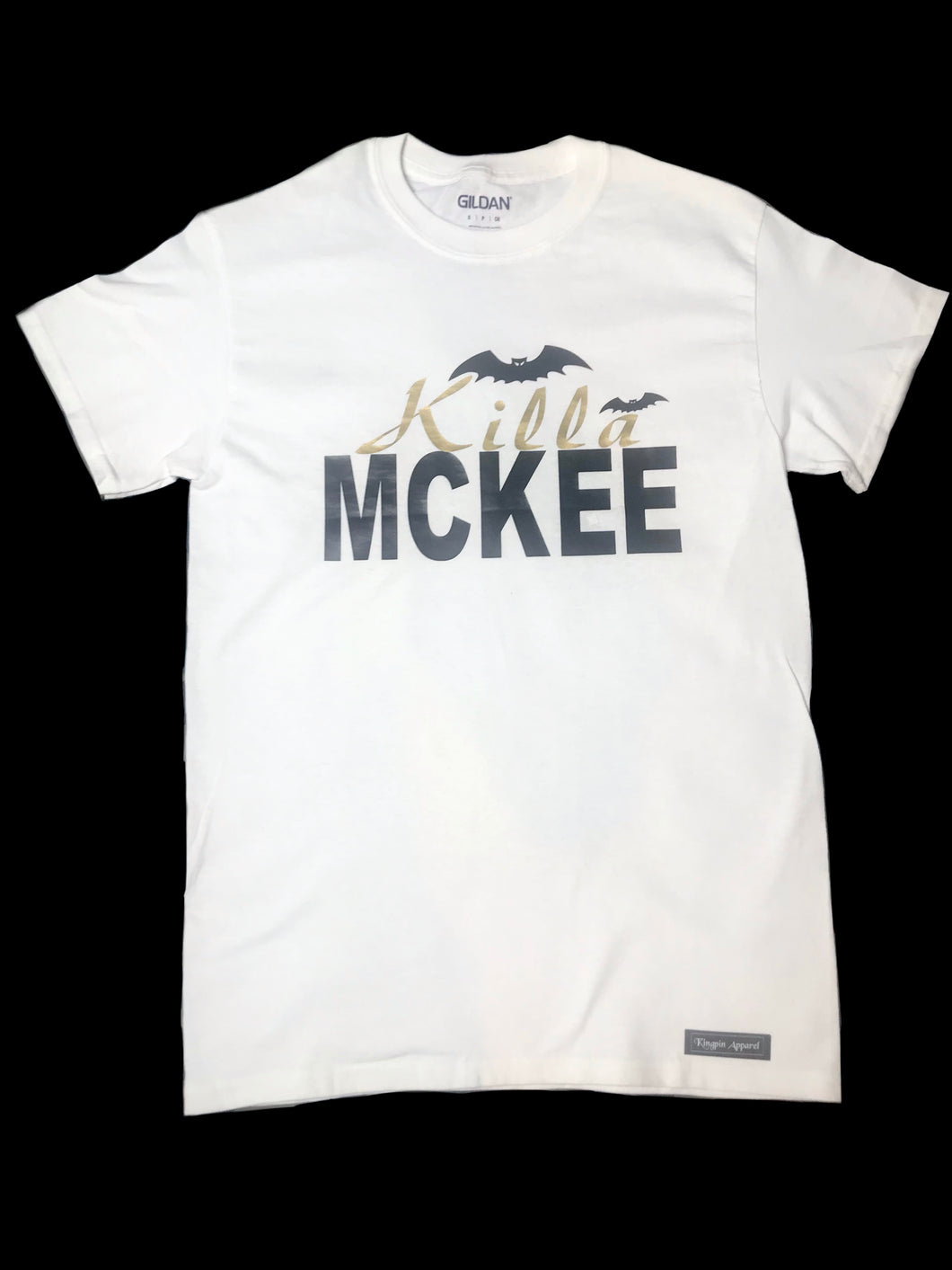 Killa McKee Tee (White w/ black McKee)