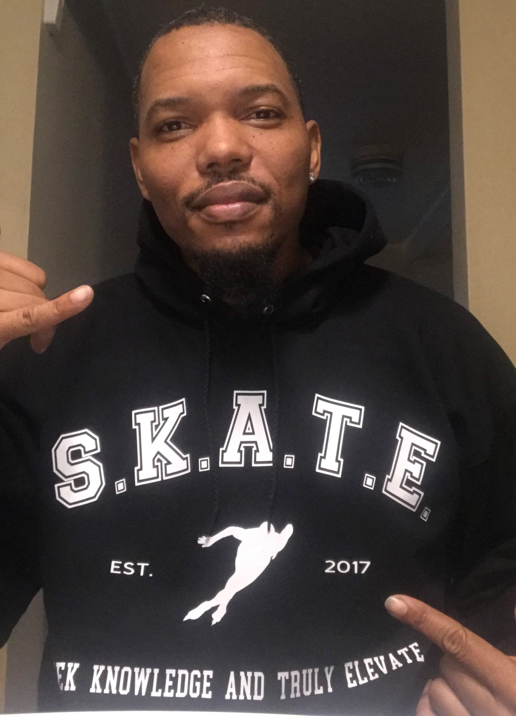 S.K.A.T.E. Black Hoodie