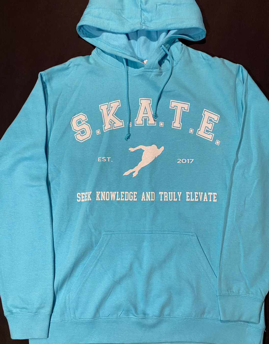 S.K.A.T.E. Pool Blue Hoodie